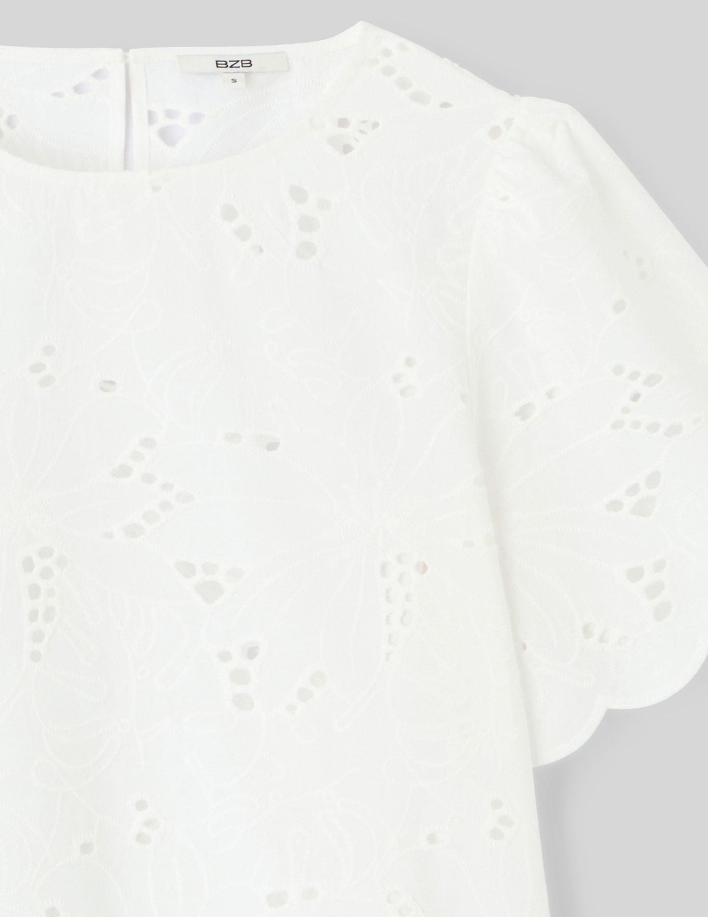 Blouse en broderie anglaise