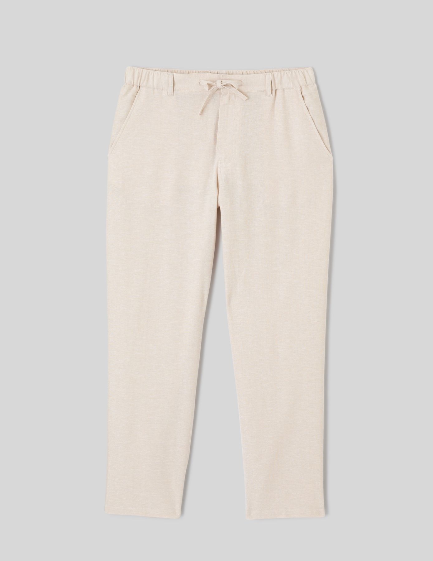 Pantalon de ville fluide viscose lin