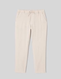 Pantalon de ville fluide viscose lin