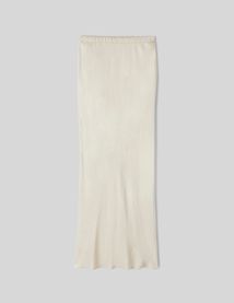 Jupe longue satin