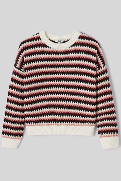 Pull jacquard fantaisie