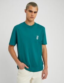 T-shirt imprim&eacute; devant dos