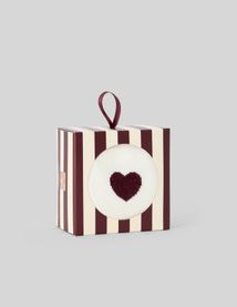 Coffret cadeau chaussettes cœur lurex