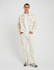 Veste zipp&eacute;e imprim&eacute;e