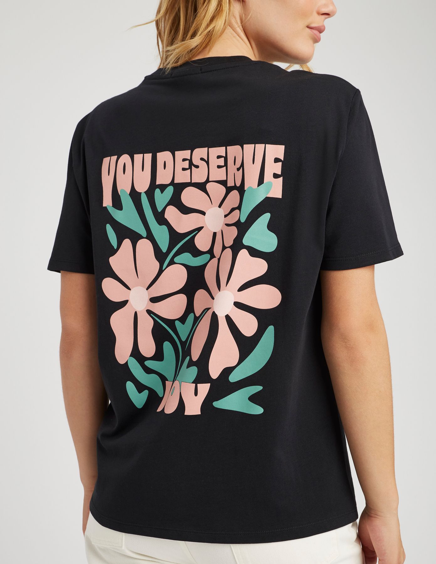 T-shirt imprim&eacute; devant/dos