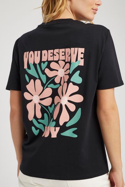 T-shirt imprim&eacute; devant/dos