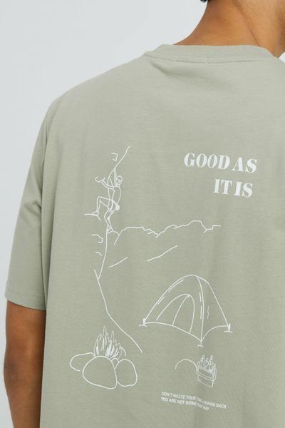 T-shirt imprim&eacute; devant dos