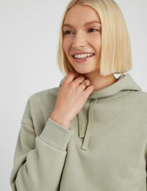 Sweat à capuche uni