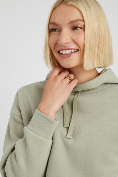 Sweat à capuche uni