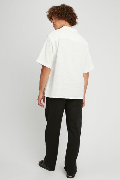 Chemise manches courtes jacquard