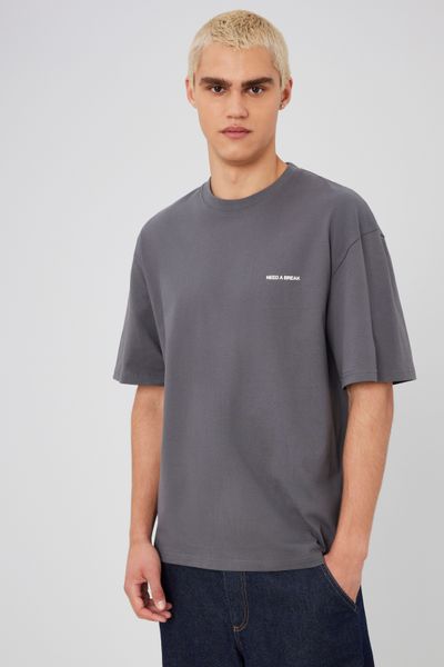T-shirt imprimé soft touch