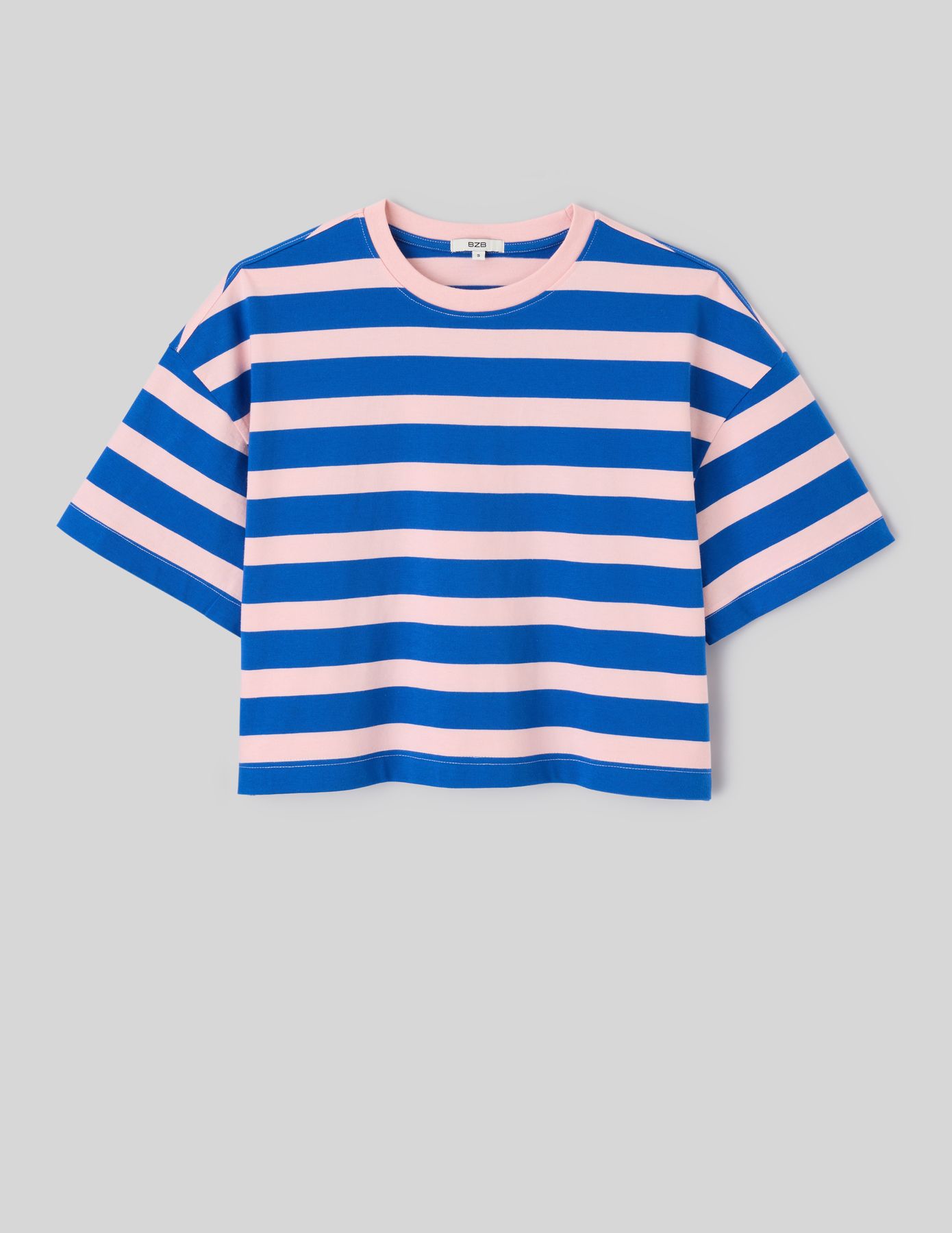 T-shirt crop ray&eacute;