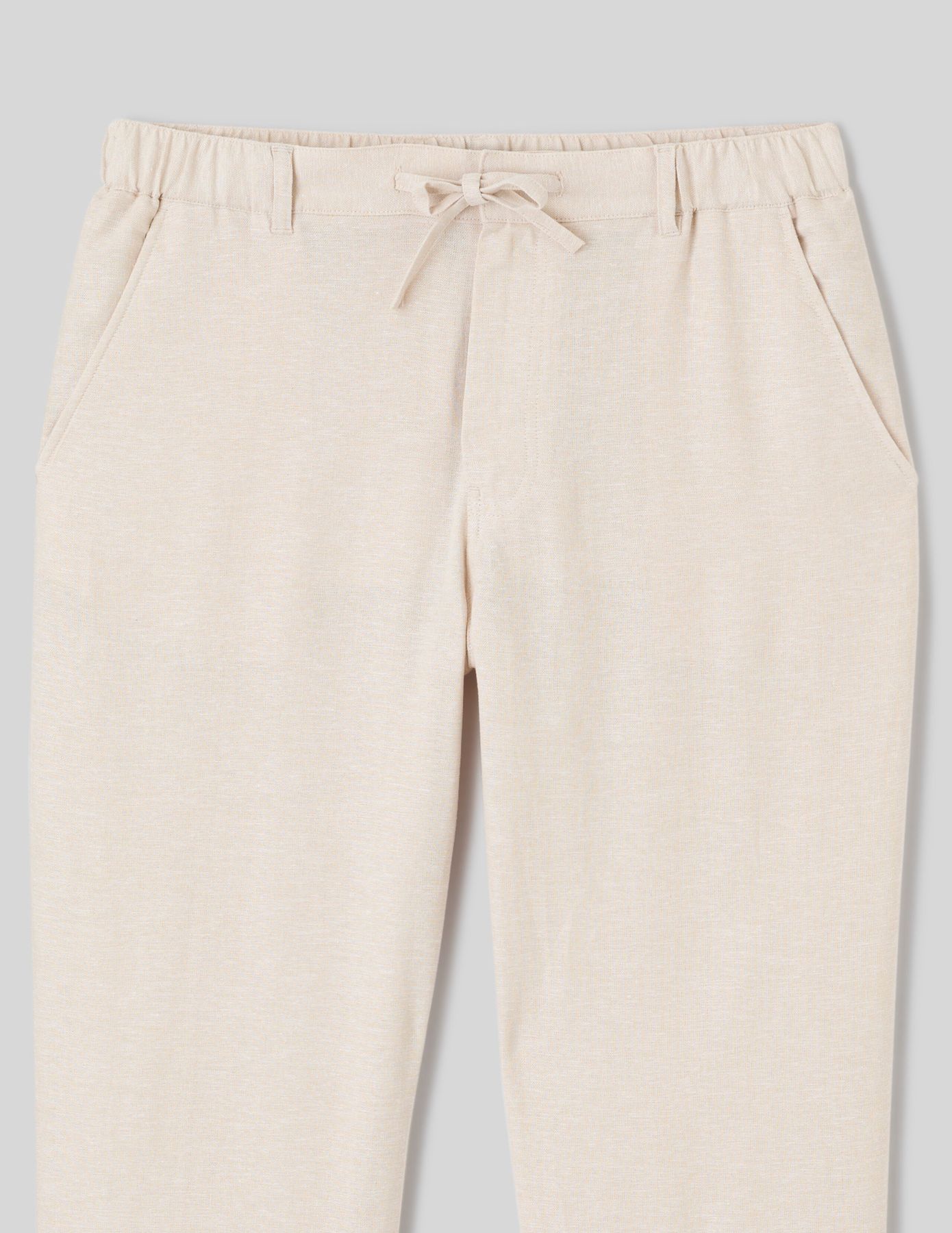 Pantalon de ville fluide viscose lin
