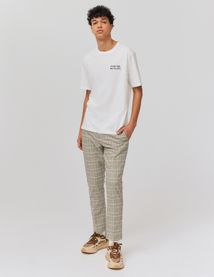 Pantalon de ville à carreaux