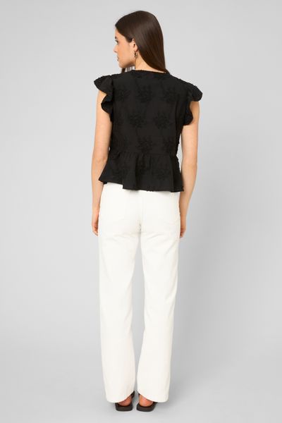 Blouse &agrave; volants