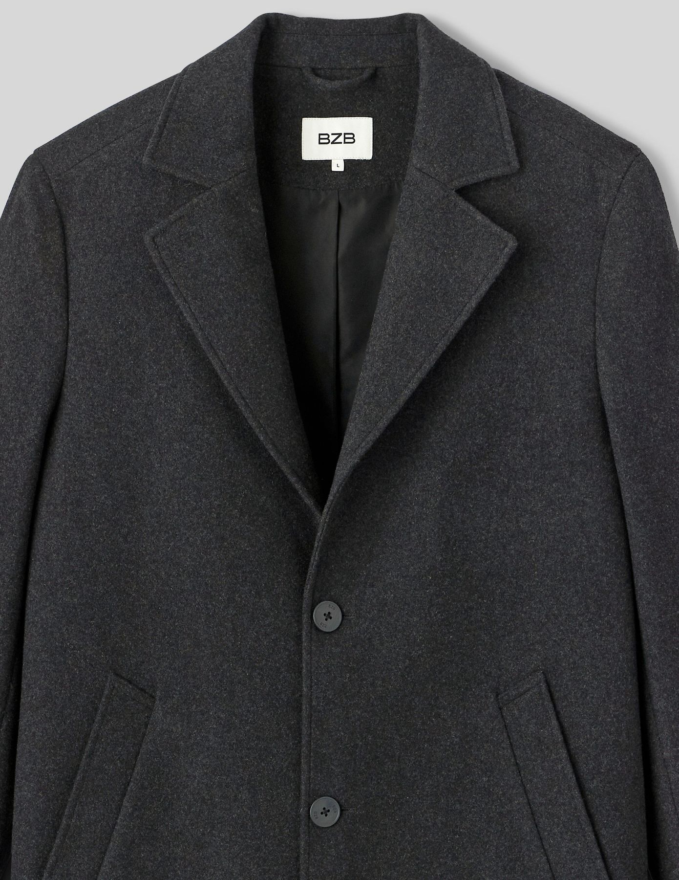 Manteau long en laine