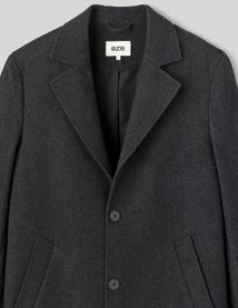 Manteau long en laine