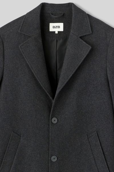 Manteau long en laine