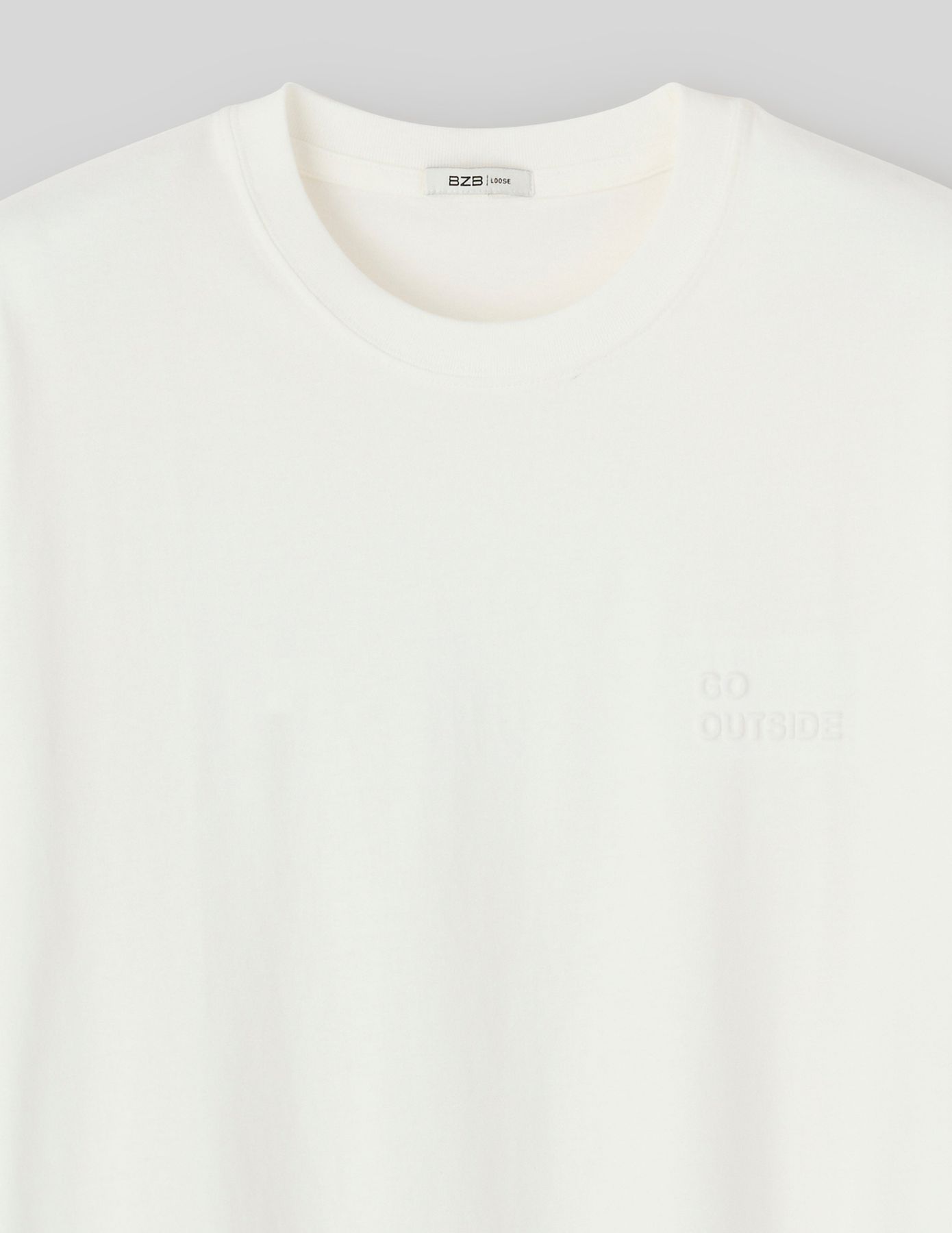 T-shirt imprim&eacute; dos