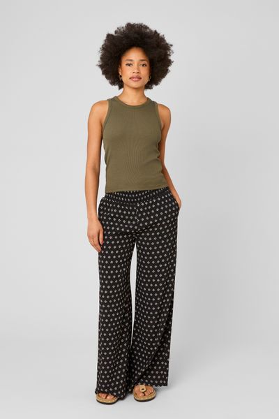 Pantalon fluide imprim&eacute;