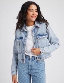 Veste en jean courte