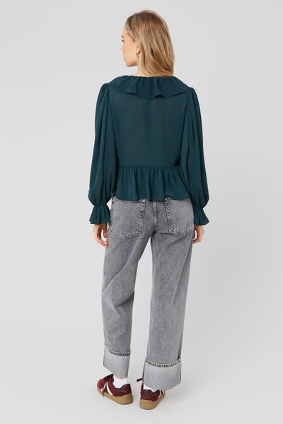Blouse à volants