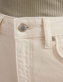 Jean straight taille haute