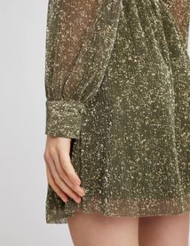Robe courte scintillante