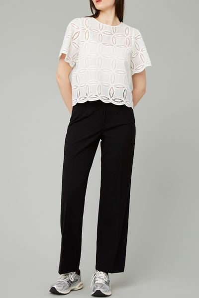 Blouse en broderie anglaise