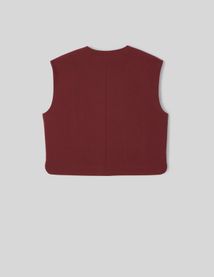 Gilet sans manches polyester recyclé