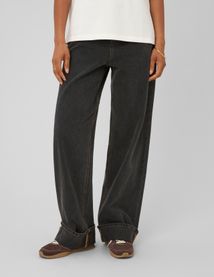 Jean baggy &agrave; revers