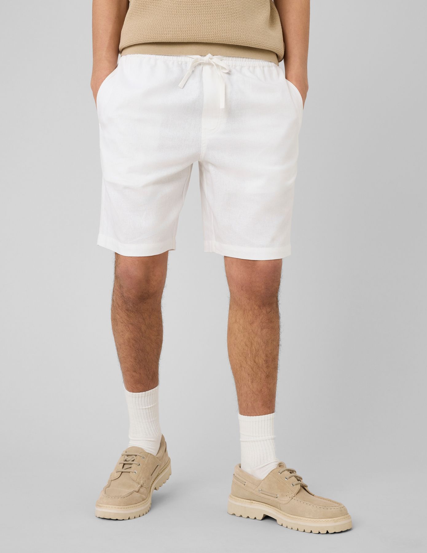 Bermuda en viscose lin