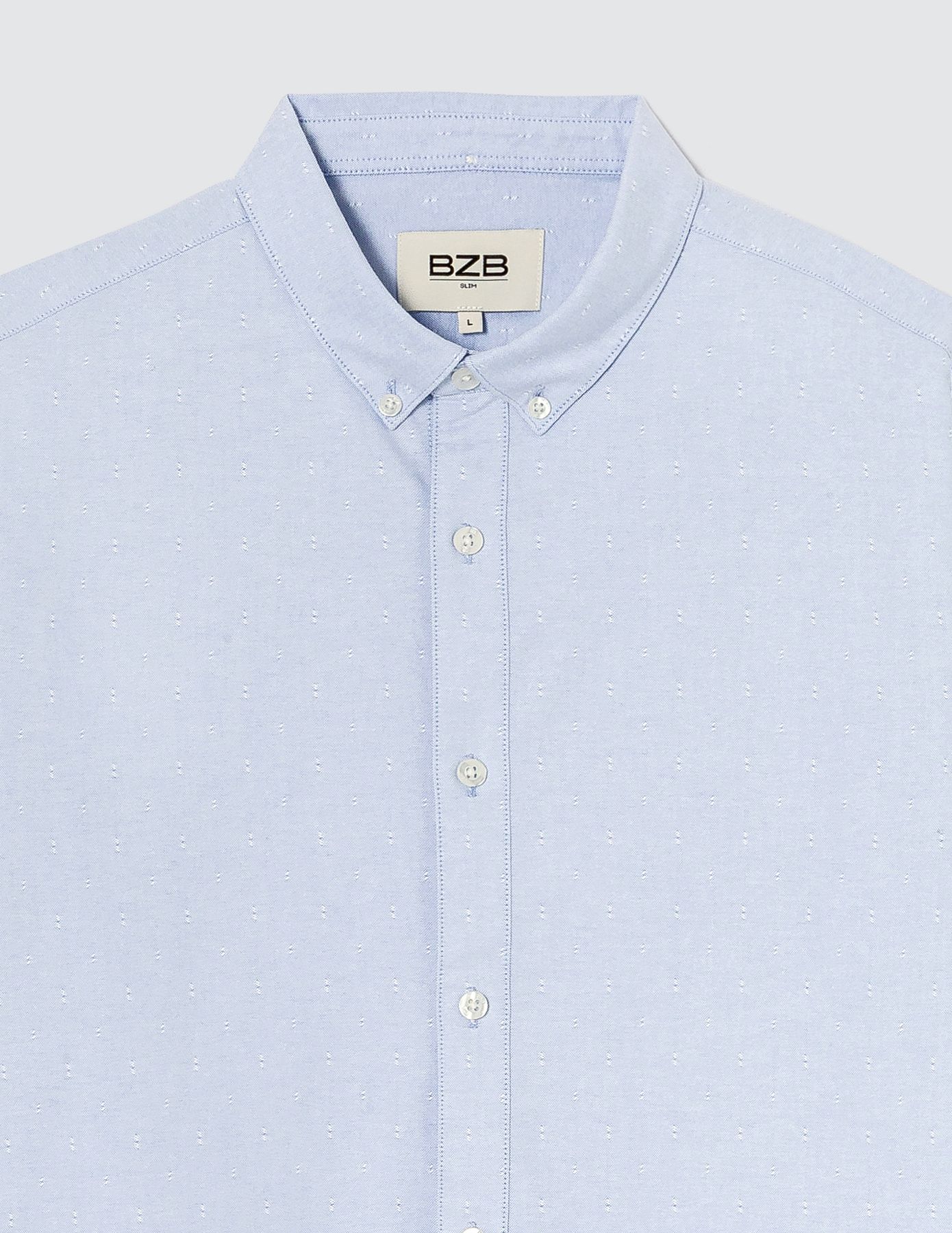 Chemise micro motif ajust&eacute;e