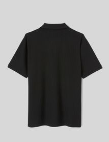 Polo maille c&ocirc;tel&eacute;e