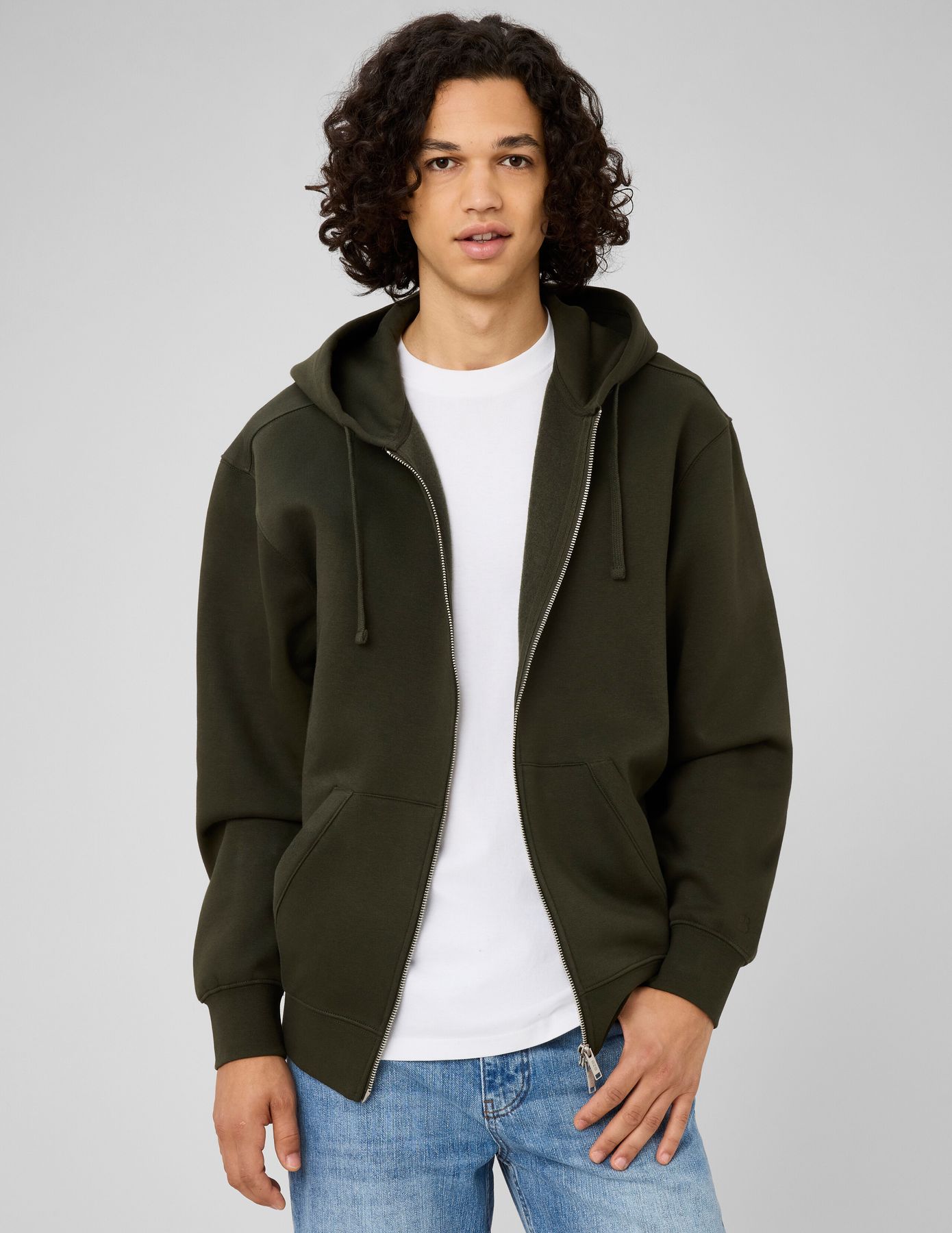 Sweat zipp&eacute; ouverture double