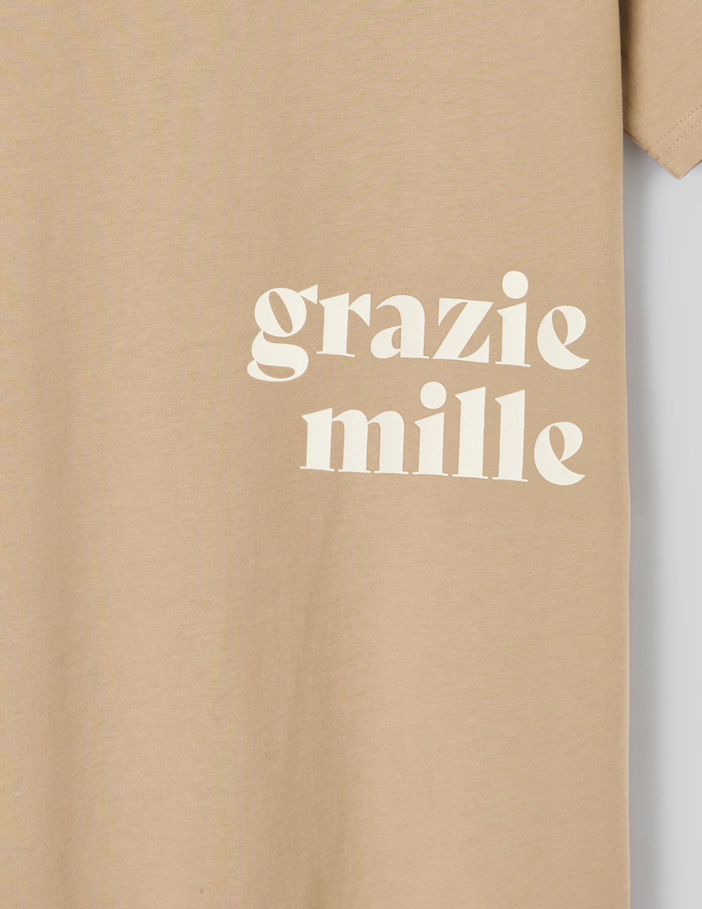 T-shirt imprim&eacute; devant