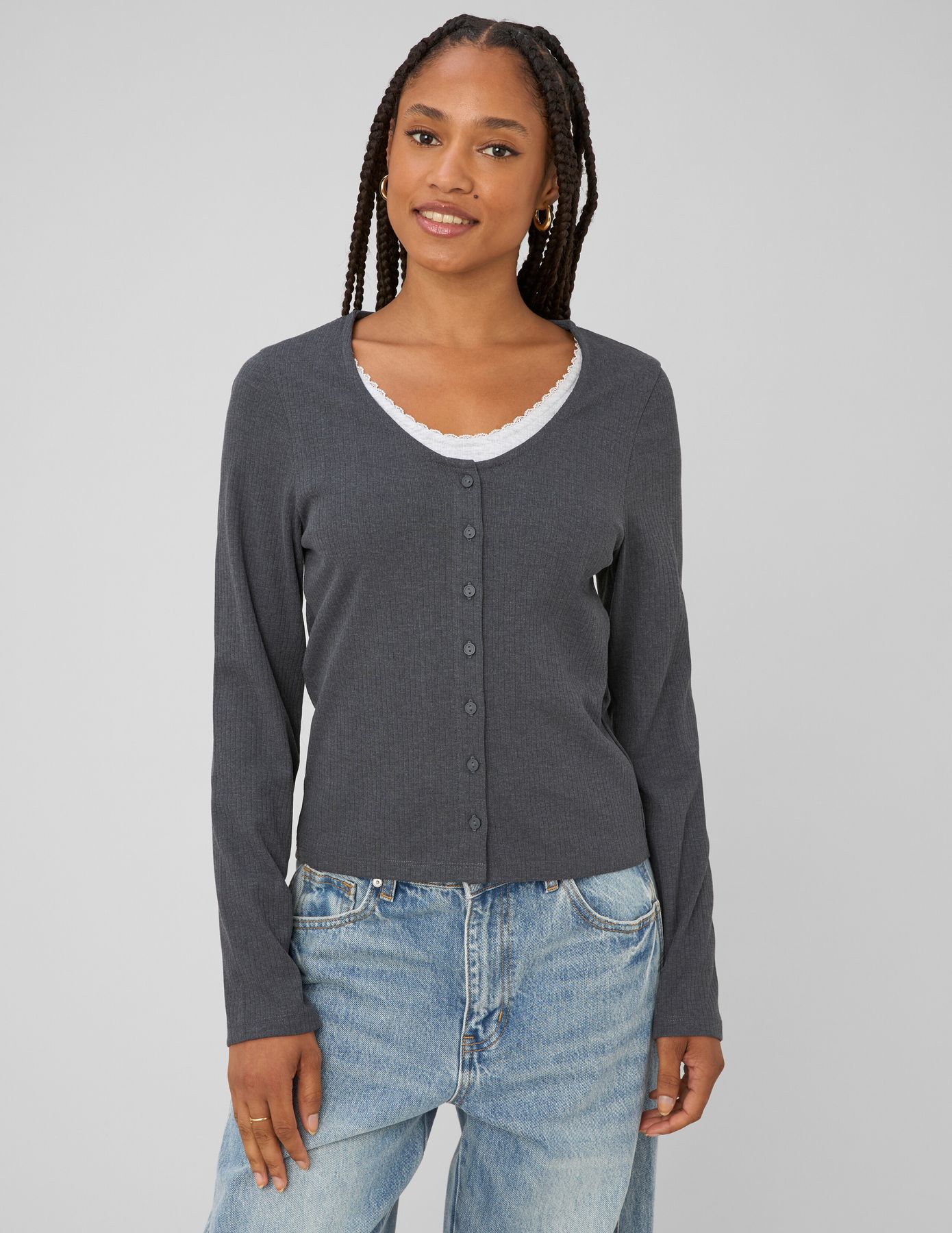 T-shirt manches longues superpos&eacute;
