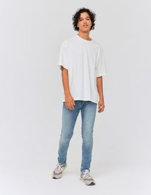Jean slim basique stone clair