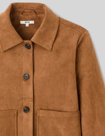 Veste en suédine
