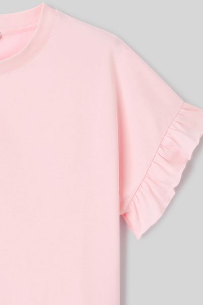 T-shirt manches courtes à volants