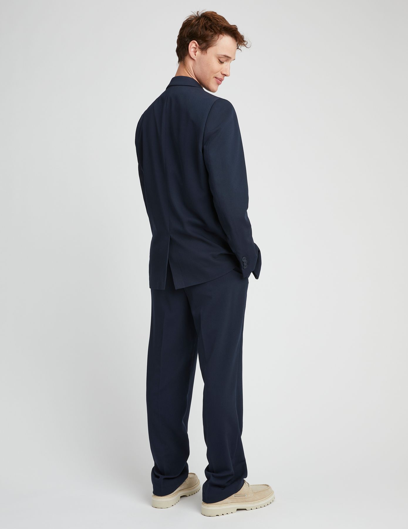 Veste de costume coupe droite