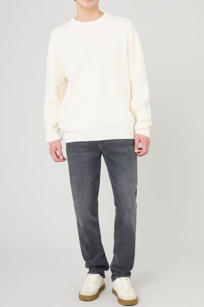 Pull chenille col rond