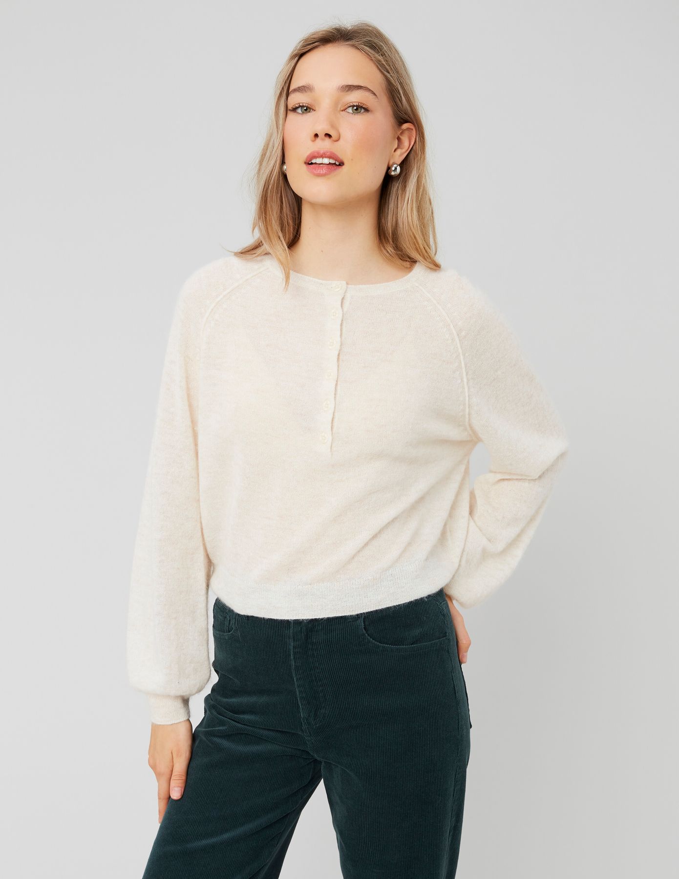 Pull fin raglan premium