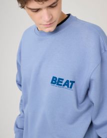 Sweat imprimé devant/dos