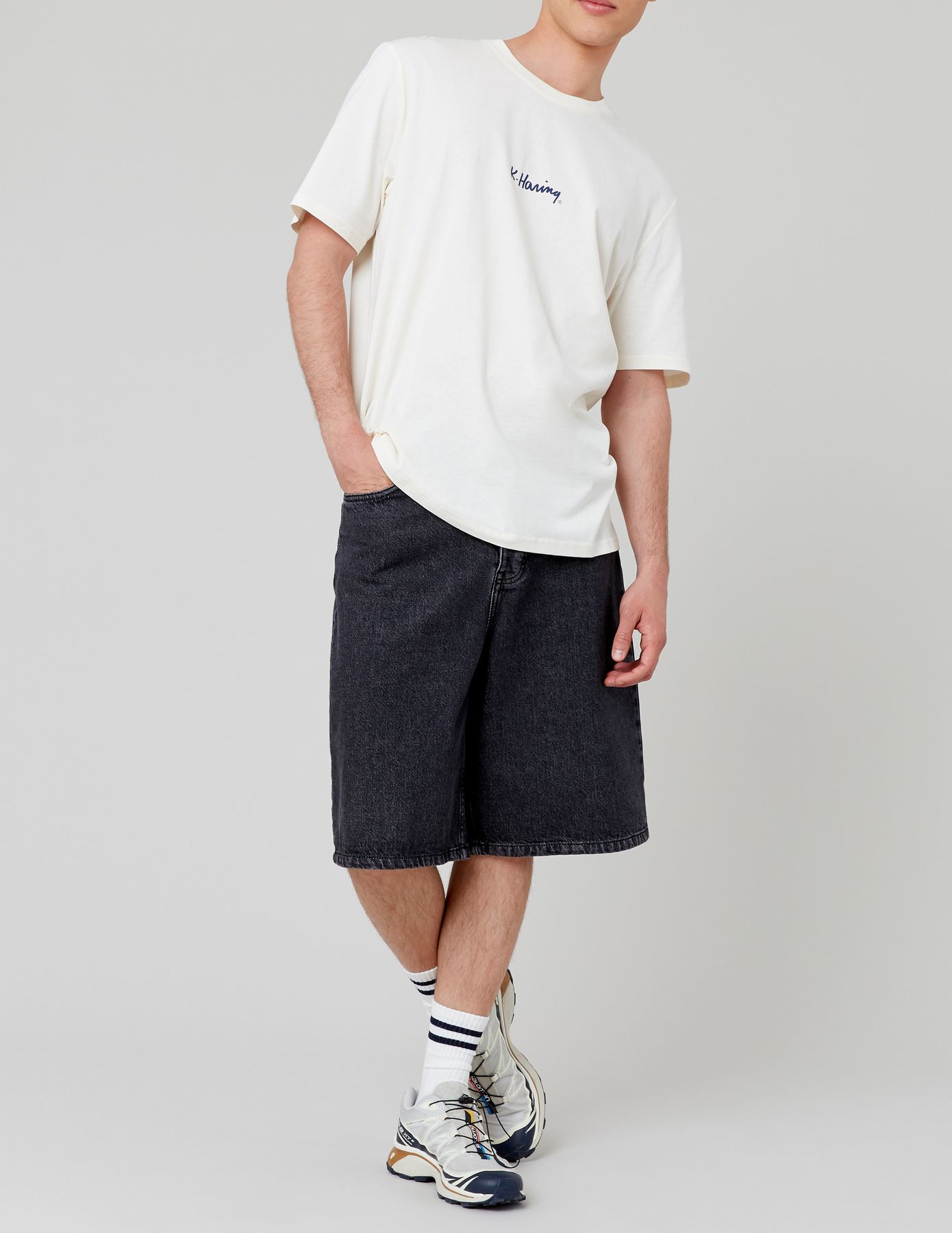 Bermuda jean long