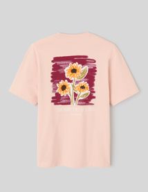 T-shirt imprim&eacute; et brod&eacute;