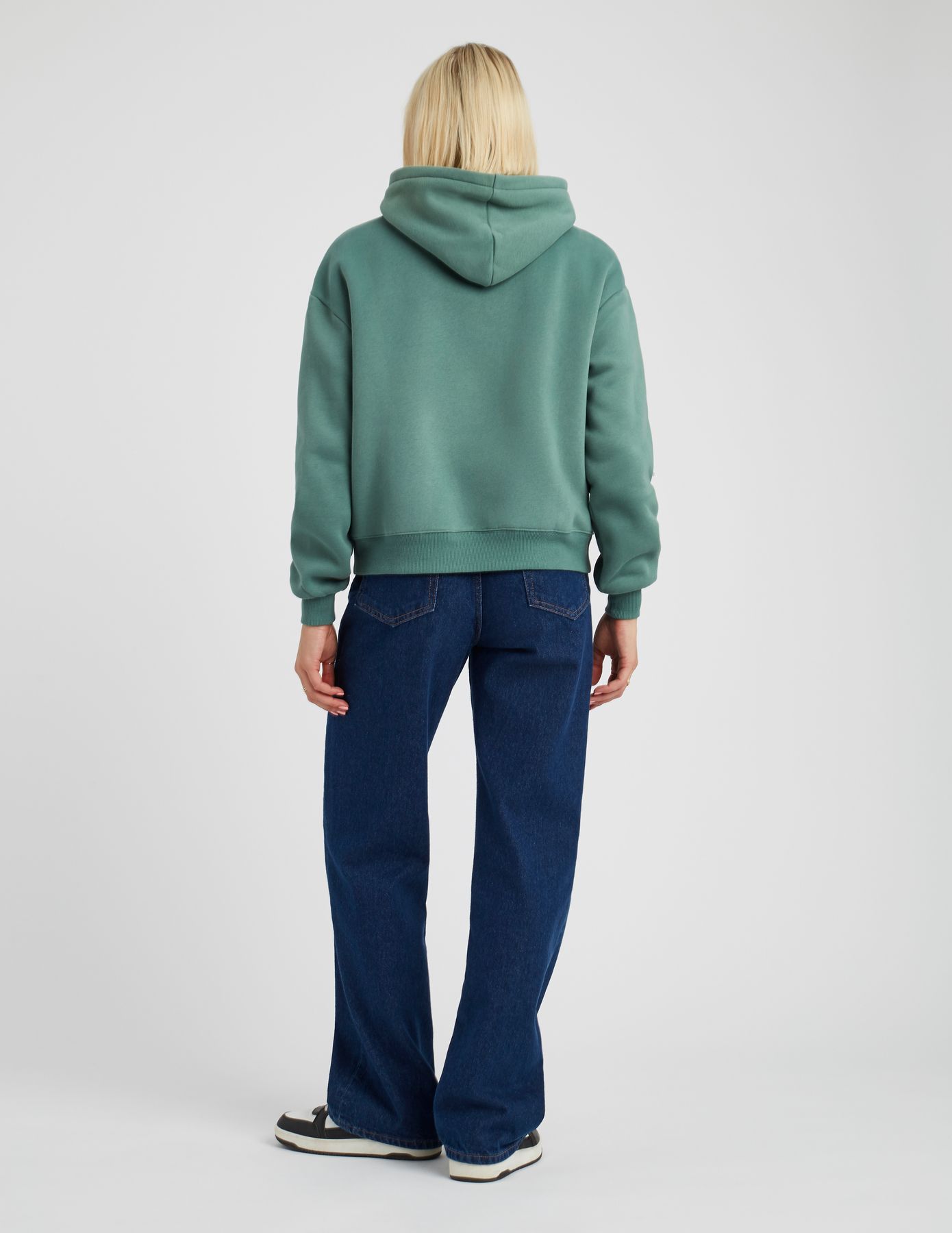 Sweat col capuche brod&eacute;