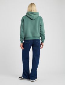 Sweat col capuche brod&eacute;