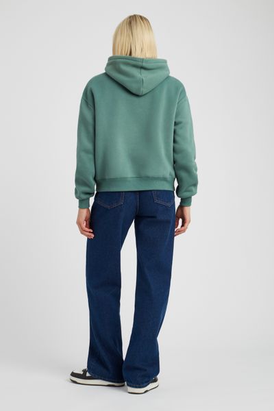 Sweat col capuche brod&eacute;