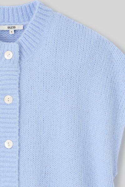 Gilet sans manches boutonné